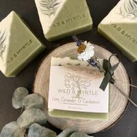 Lime, Coriander & Cardamom with Glacial Marine Clay Handmade Soap