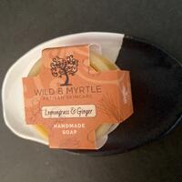 Handmade Ceramic Soap Dish by Brushed Earth (Black/ Cream)