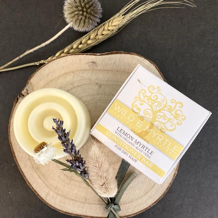 Conditioner Bar for Dry Hair - Lemon Myrtle with Organic Aloe Vera