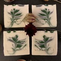 Cypress Mint with British Kaolin Clay Handmade Soap