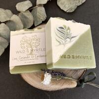 Lime, Coriander & Cardamom with Glacial Marine Clay Handmade Soap