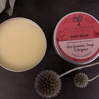 Body Balm - Rose Geranium, Orange & Bergamot (with Mango Butter & Vitamin E)