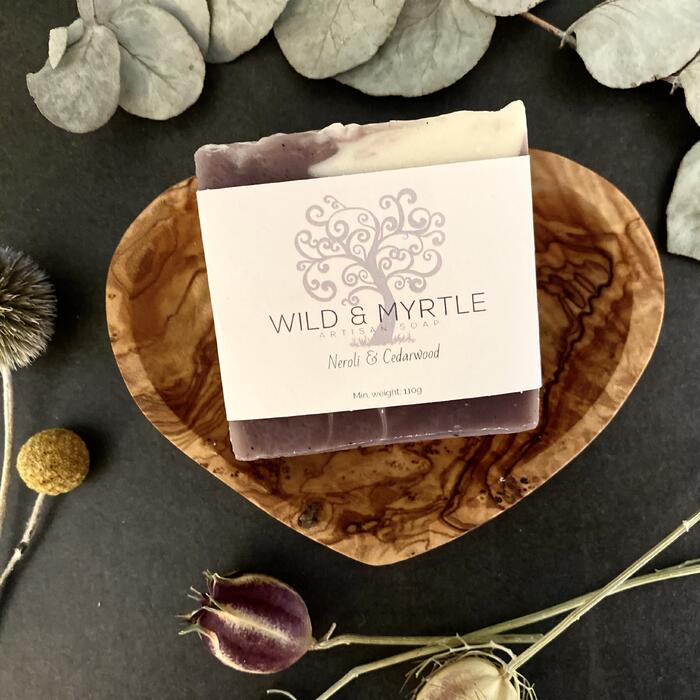 Neroli and Cedarwood with Alkanet Root and Kaolin Clay Handmade Soap **Coming soon! Pre-order for despatch on 12 September**