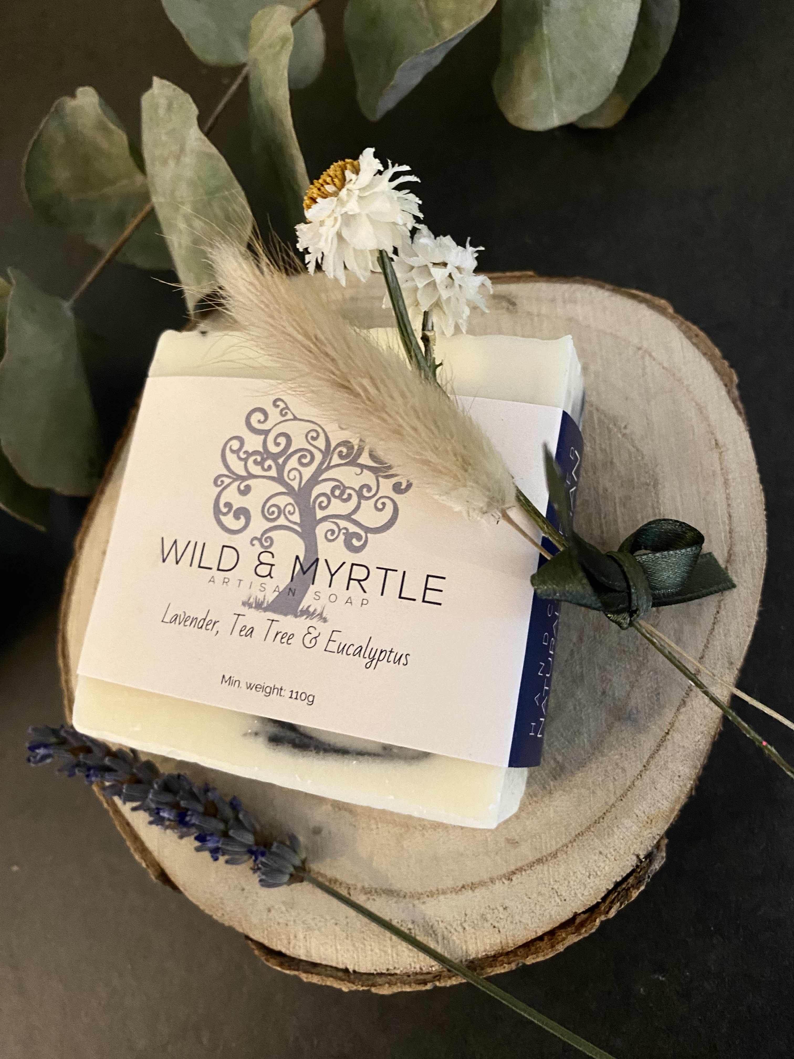 Lavender, Tea Tree and Eucalyptus Handmade Soap | Wild & Myrtle